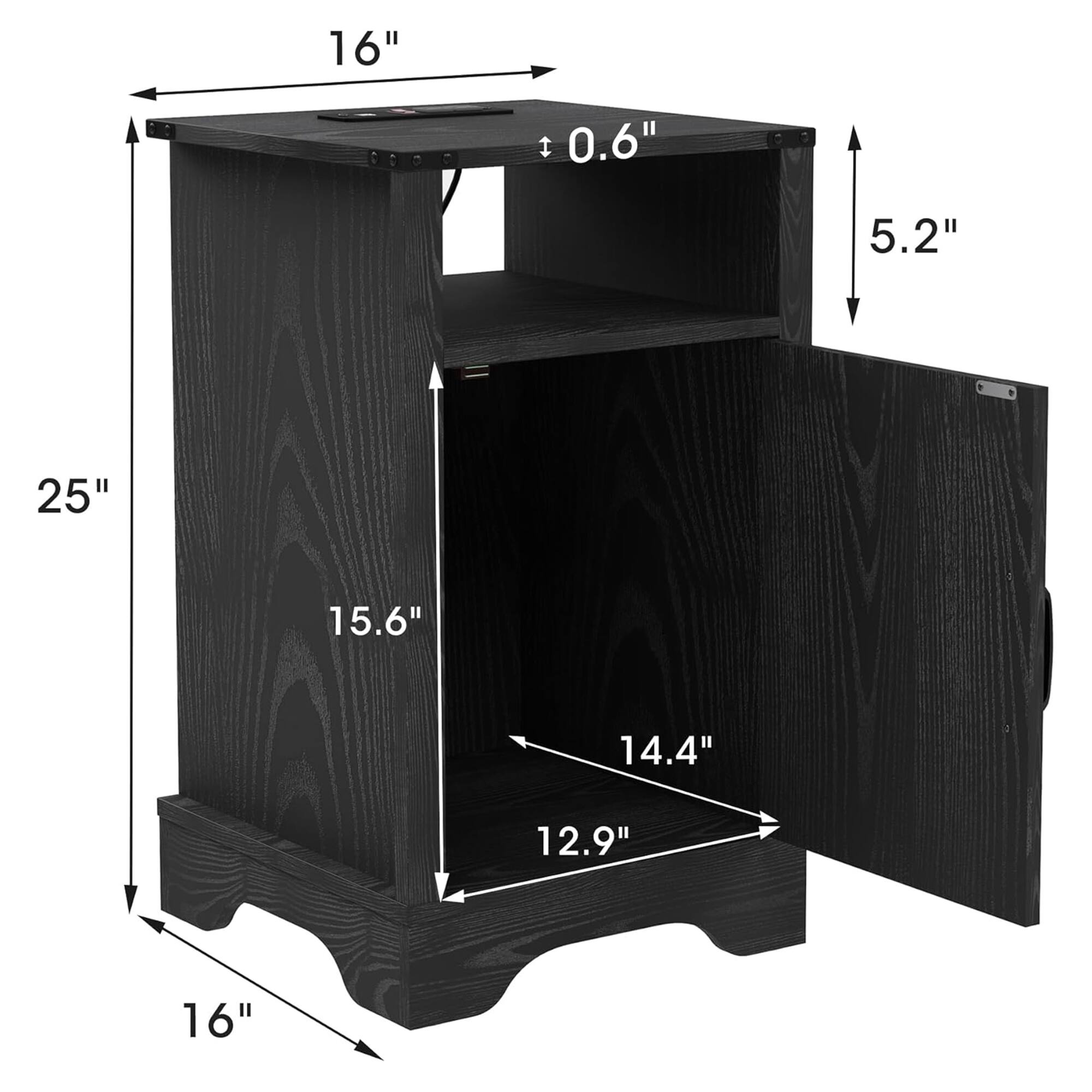 16" x 0.6" x 5.2" x 25" x 15.6" x 14.4" x 12.9" x 16"