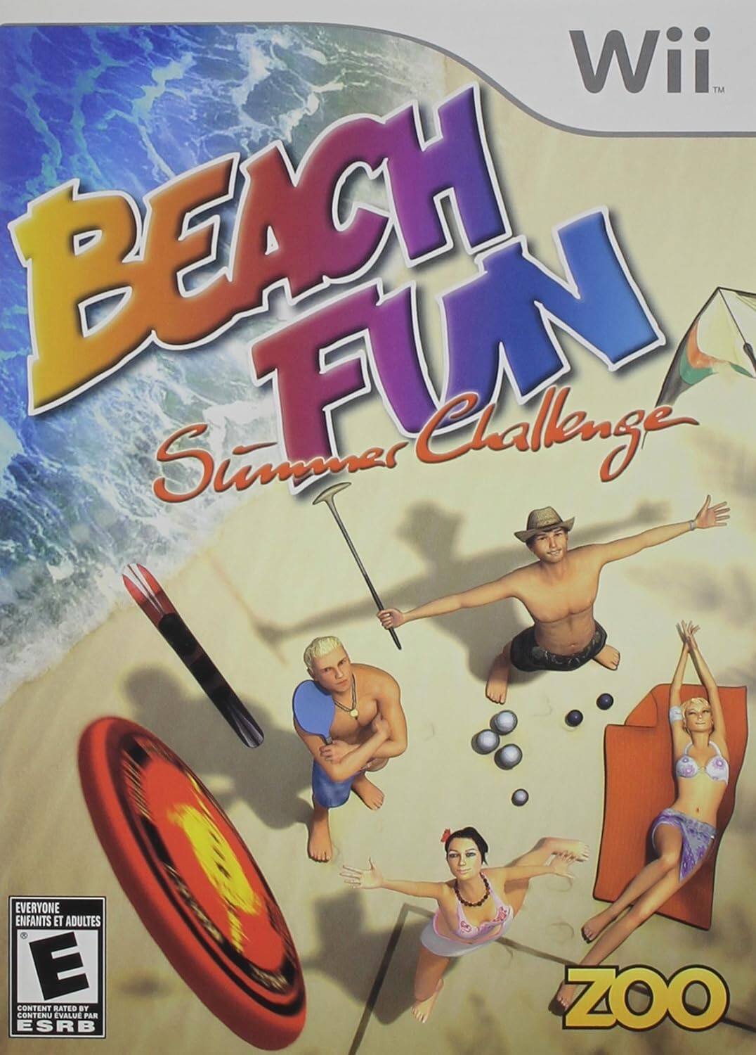 Wii™  
BEACH FUN Summer Challenge  

EVERYONE ENFANTS ET ADULTES  
E  
CONTENT RATED BY ESRB  
CONTENU ÉVALUÉ PAR ESRB  

ZOO