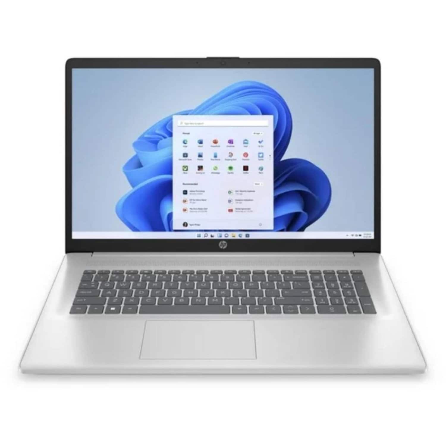 HP - 17-CN0276NR Intel Pentium N6000, 8GB DDR4, 512GB SSD 17.3" HD+ Laptop - Silver - Front_Zoom