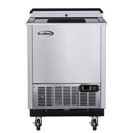 Koolmore - 25 in. Commercial Glass Froster, ETL Listed, 5 cu. ft. (KM-GF25-SS) - Stainless Steel