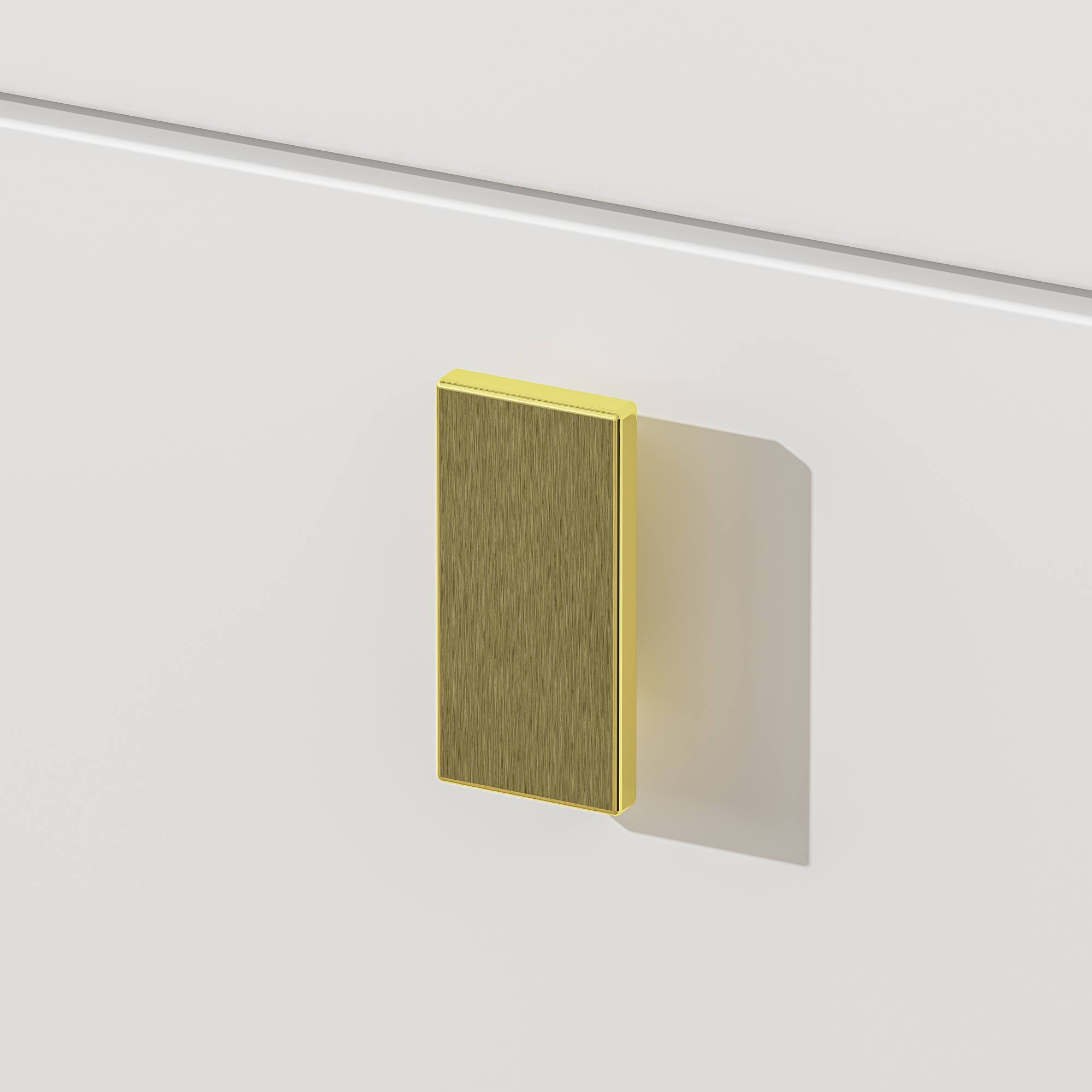 Alt View 5. FUFU & GAGA - Luxury 3 Drawer Nightstand Bedside Table with Gold Accents Modern End Table Storage Cabinet for Bedroom Living Room - White.