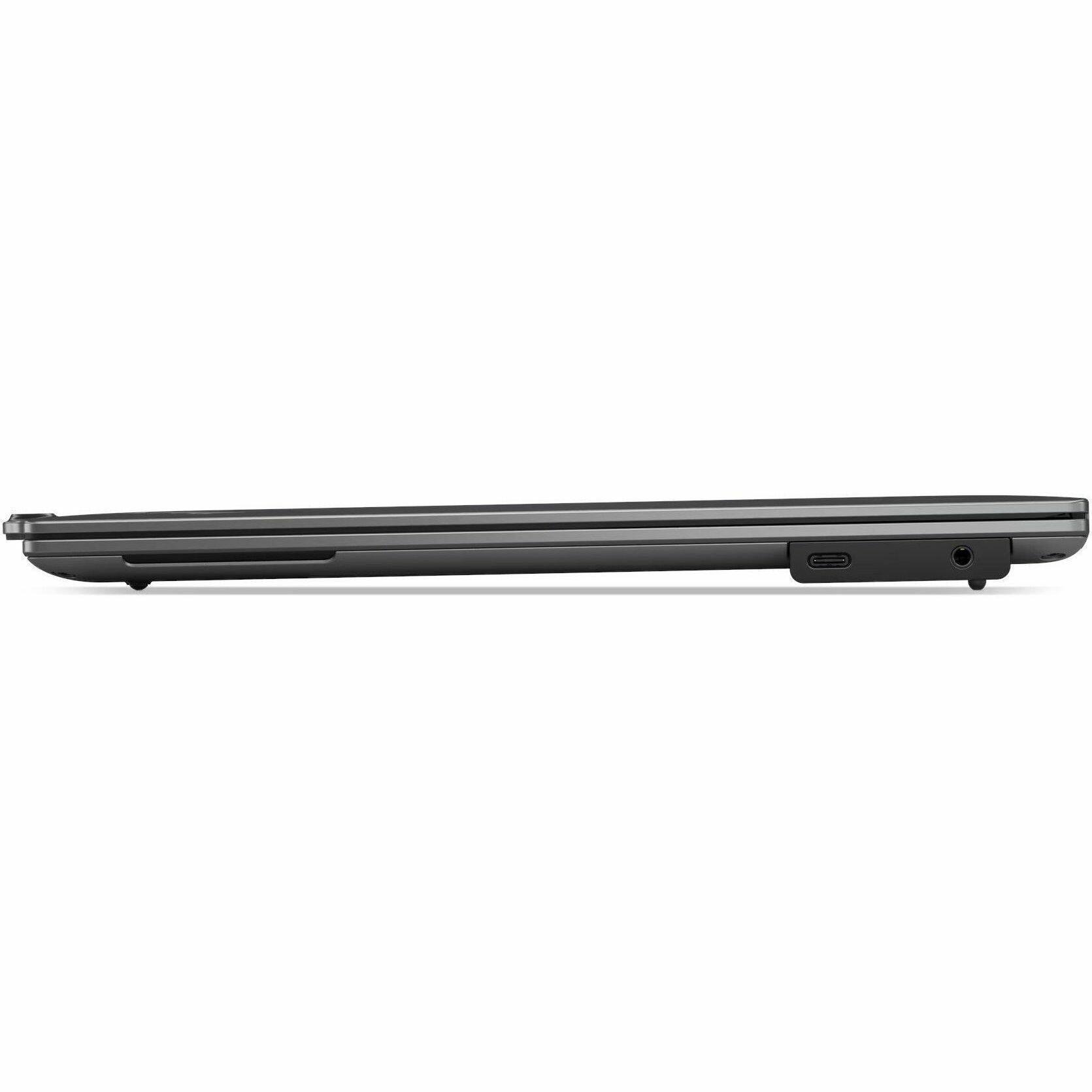 Alt View 4. Lenovo - Lenovo Thinkpad X9-14 Gen 1 21QA008NUS 14 Touchscreen Copilot+ PC Notebook - 2.8K - 120 Hz - Intel Core Ultra 7 2nd Gen - Black.