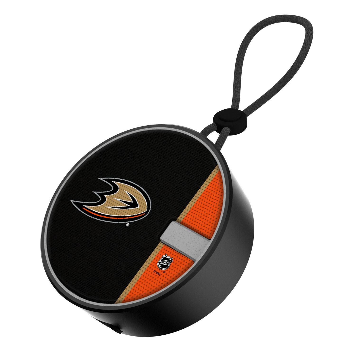 Front. Keyscaper - Anaheim Ducks Logo Waterproof Bluetooth Speaker - Multicolor.
