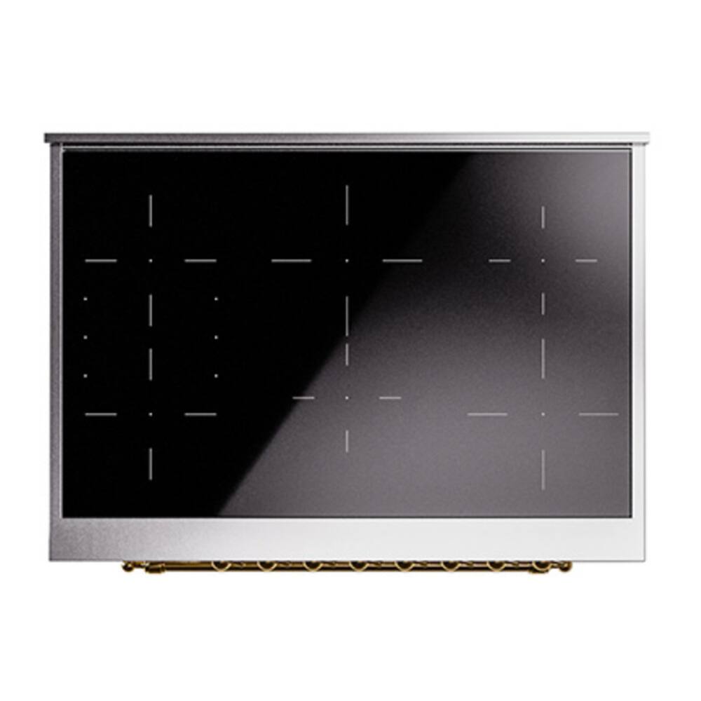 ILVE Nostalgie II Series 36 in. Induction Range with 6 Induction ...