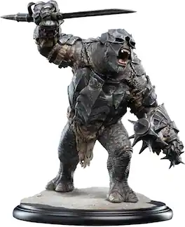 Weta Workshop - Lord of the Rings Trilogy Miniature Statue - Olog-hai of the Black Gate - COLLECTIBLES - Multicolor
