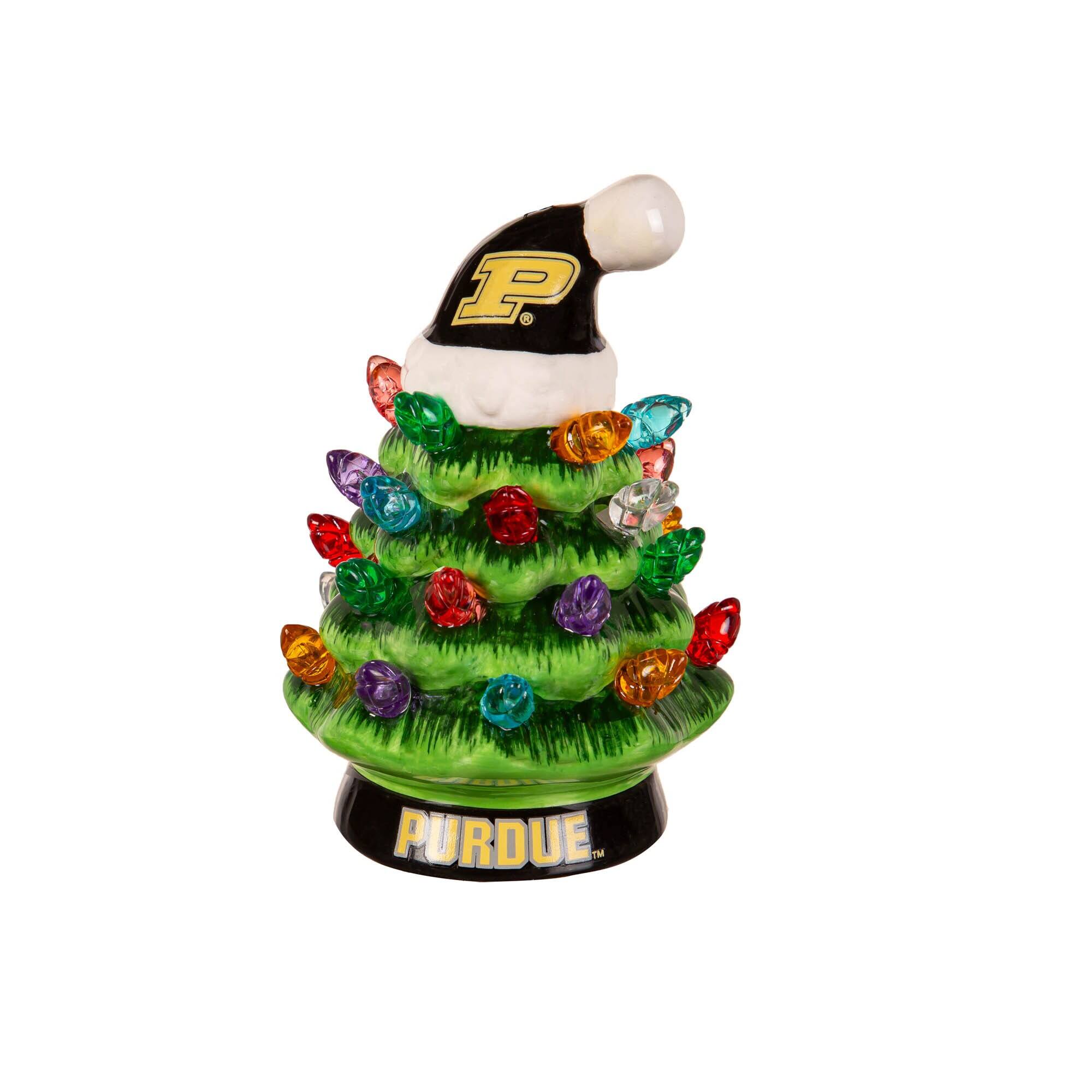 GLOBE Santa's Workshop - Purdue Boilermakers 12" Tree - Black 203342702