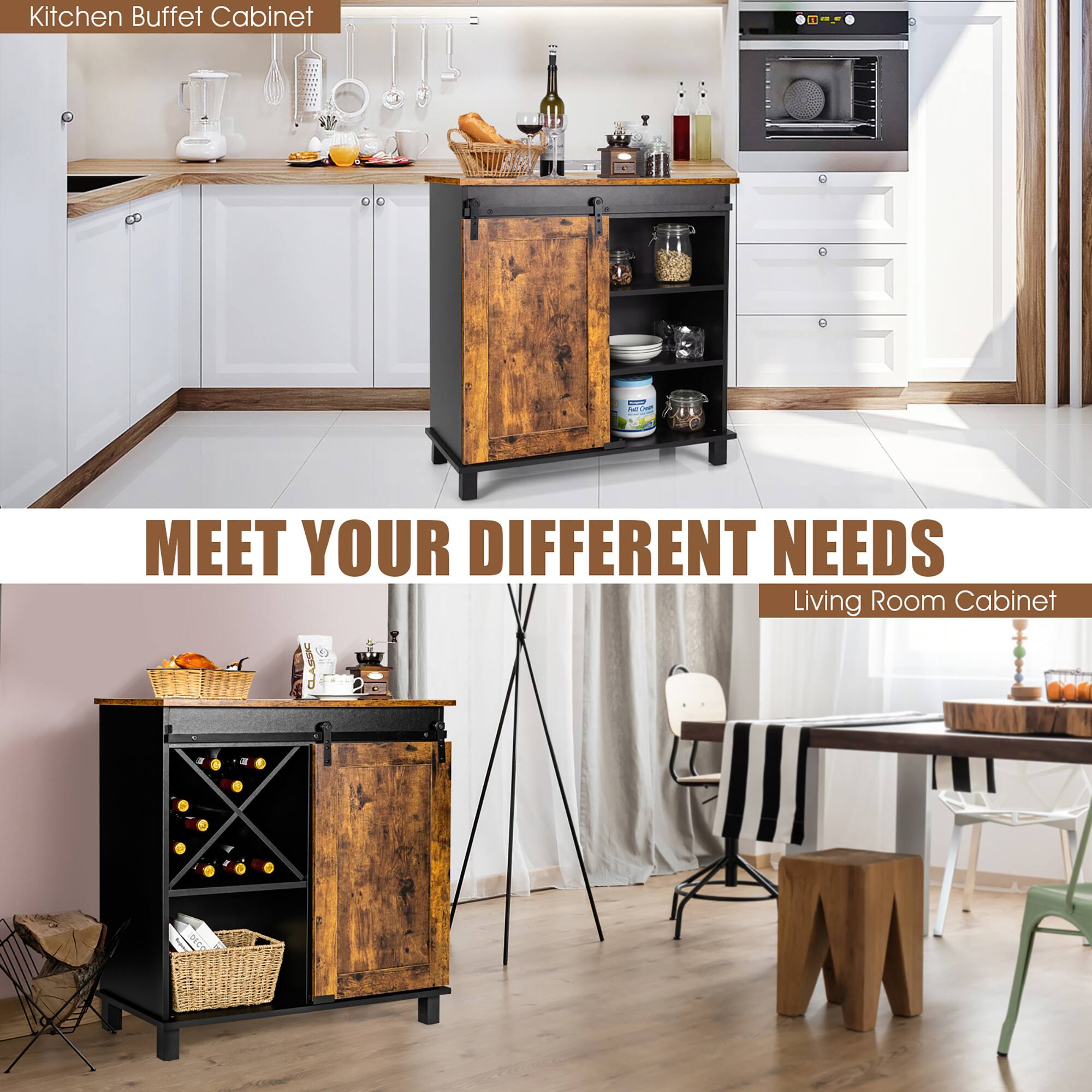 Kitchen Buffet Cabinet

MEET YOUR DIFFERENT NEEDS

Living Room Cabinet