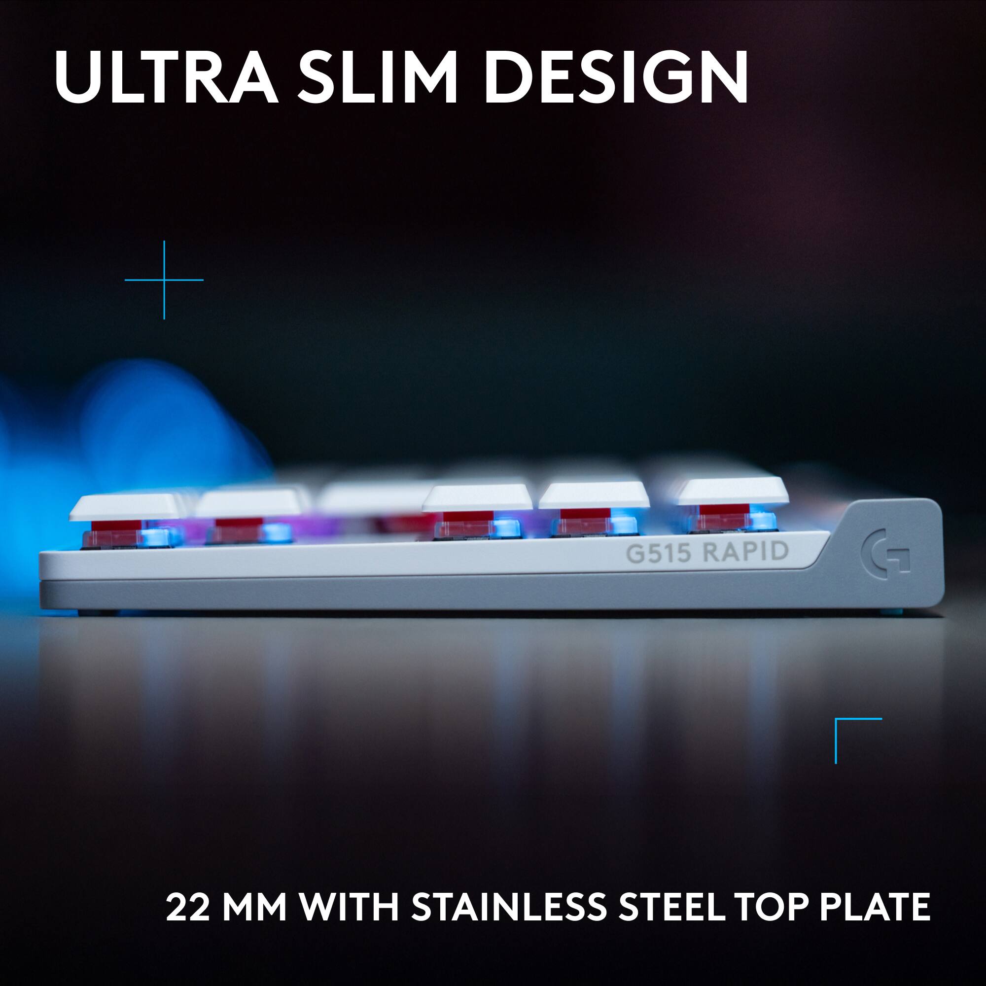 Logitech G515 RAPID TKL Wired Mechanical Analog Low Profile Switch