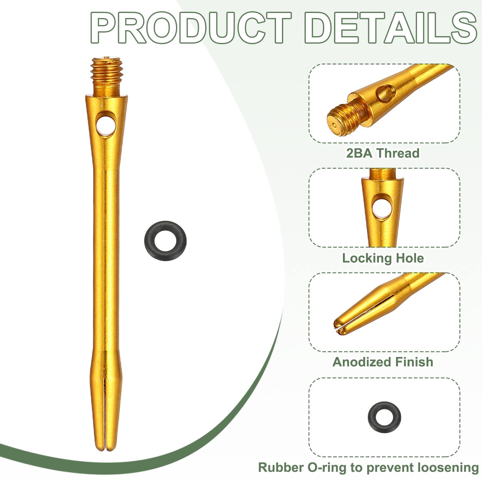 PRODUCT DETAILS

- 2BA Thread
- Locking Hole
- Anodized Finish
- Rubber O-ring to prevent loosening
