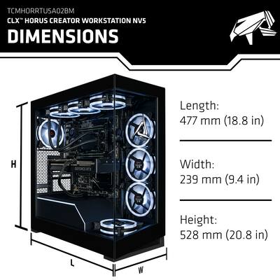 CLX Horus Creator Workstation AMD Ryzen Threadripper 9980X 256GB CLX Horus Creator Workstation AMD Ryzen Threadripper 9980X 256GB