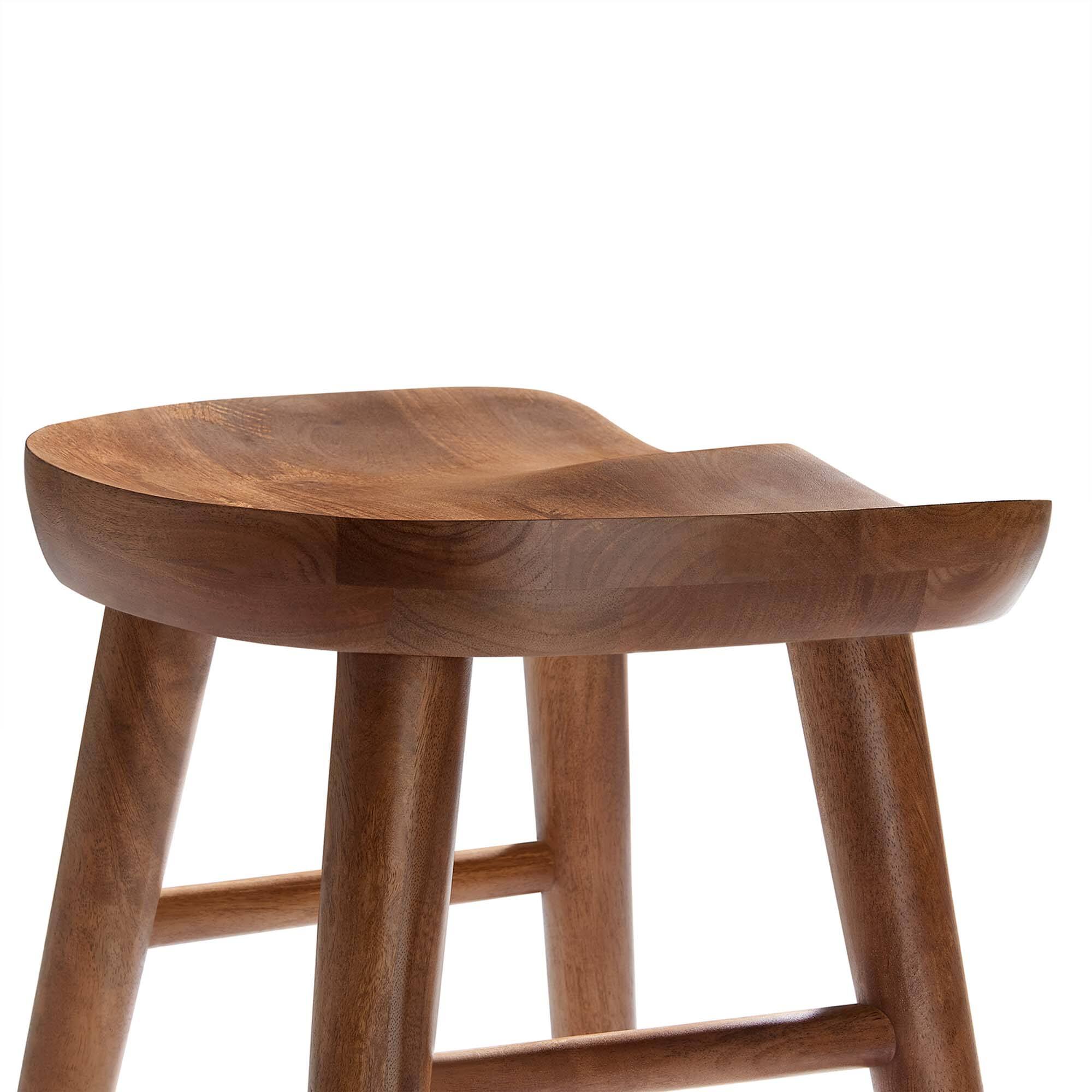 Alt View 4. Modway - Saville Backless Wood Counter Stools Set of 2 by Modway - 0.