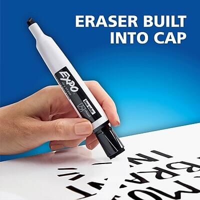 ERASER BUILT INTO CAP

EXPO dry erase low odor chisel

ER0