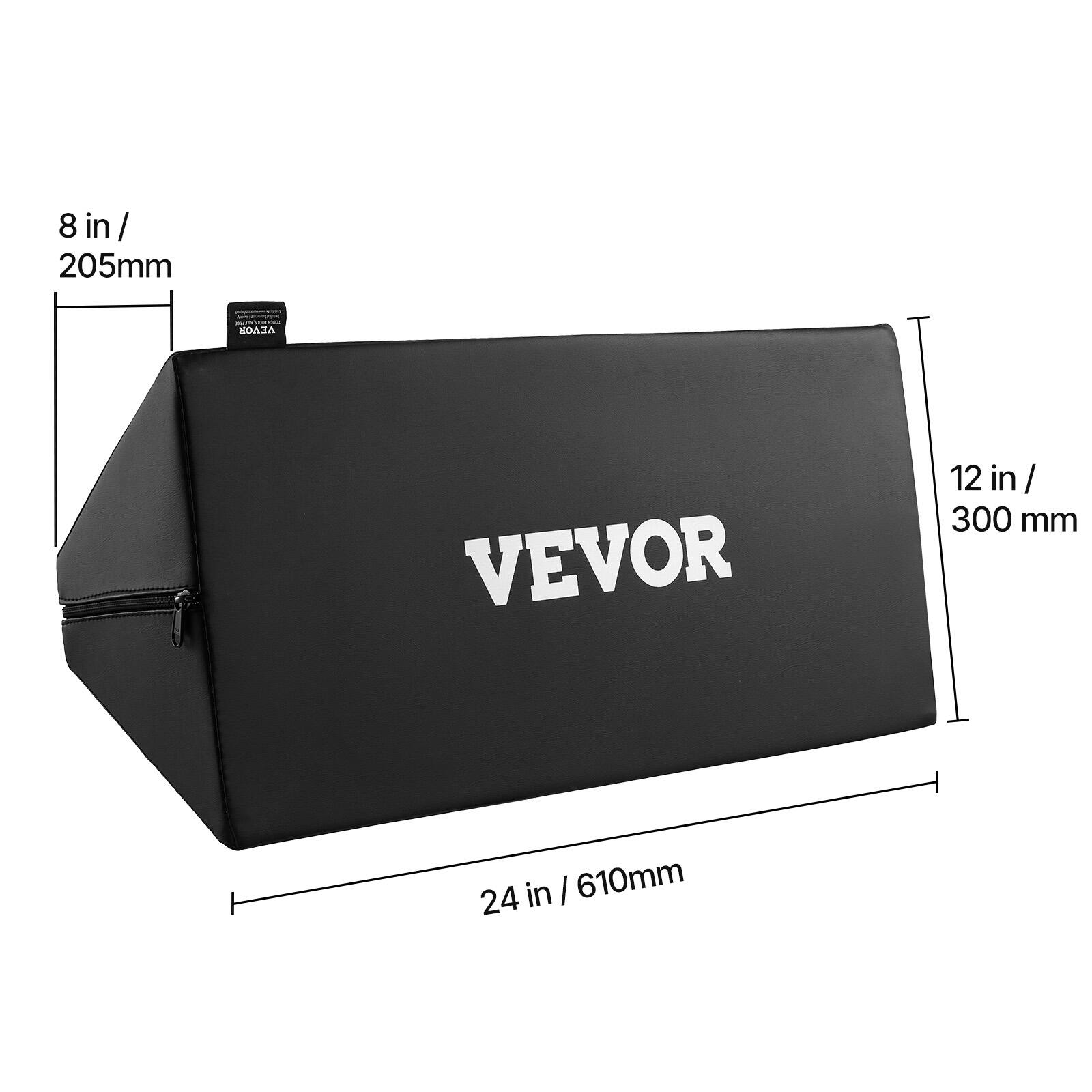 8 in / 205mm  
12 in / 300 mm  
24 in / 610mm  

VEVOR