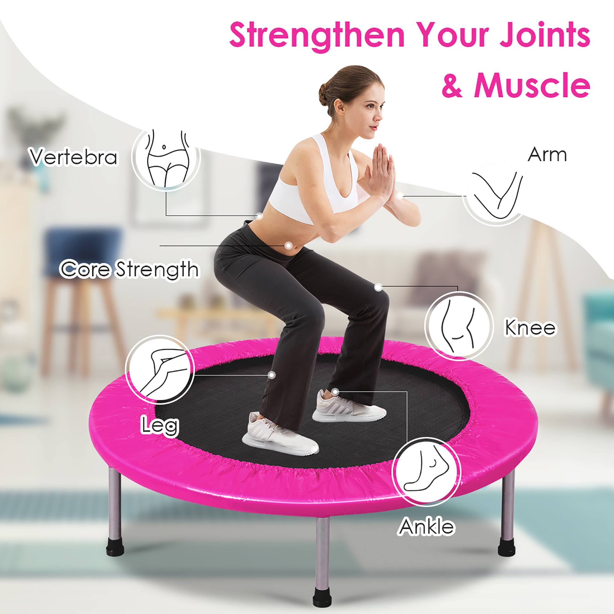 Strengthen Your Joints & Muscle

- Vertebral
- Core Strength
- Arm
- Leg
- Knee
- Ankle