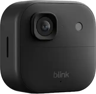 Blink - Outdoor 2K+ Wireless Smart Security Cam, 2K video, Two-way audio w/ noise cancellation, Smart detection - AddonCam - Black