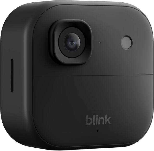 Blink - Outdoor 2K+ Wireless Smart Security Cam, 2K video, Two-way audio w/ noise cancellation, Smart detection - AddonCam - Black