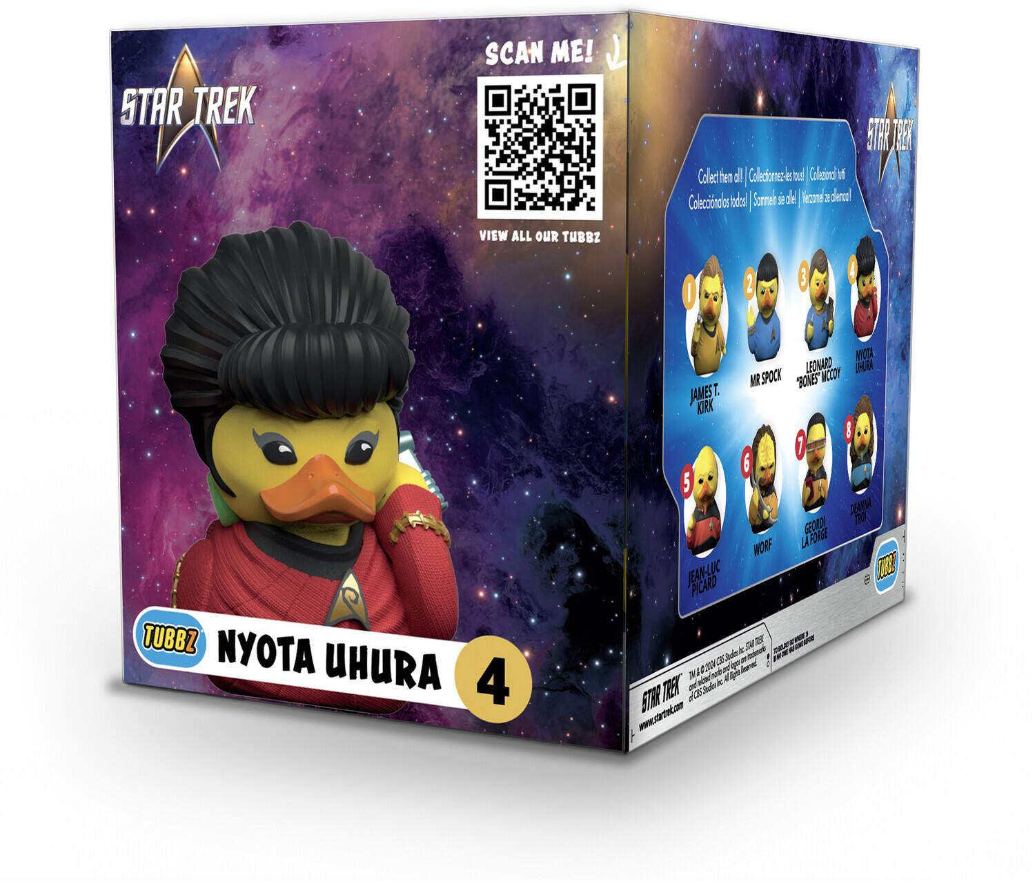 STAR TREK SCAN ME! Collect them all | Coleciones de Tubbz Collecciona todos los Tubbz | Colecciona todos los Tubbz

VIEW ALL OUR TUBBZ

1. JAMES T. KIRK
2. MR. SPOCK
3. LONARD "BONES" MCCOY
4. NYOTA UHURA
5. GEORGIA "GEORDI" LA FORGE
6. JEAN-LUC PICARD

www.tubz.com