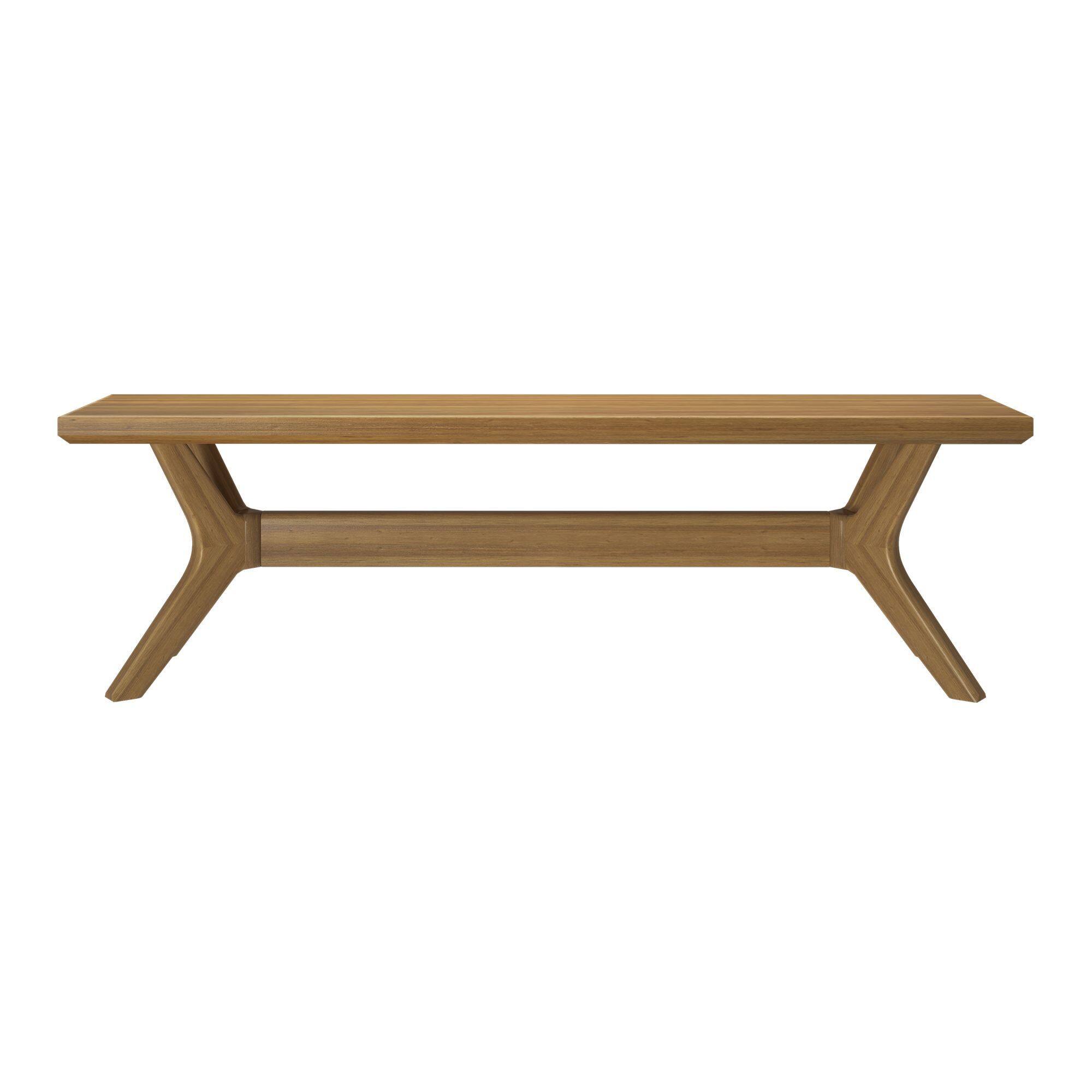 Alt View 3. Plank+Beam - Verso Dining Room Bench (60in / 1520mm), Pecan - Pecan.