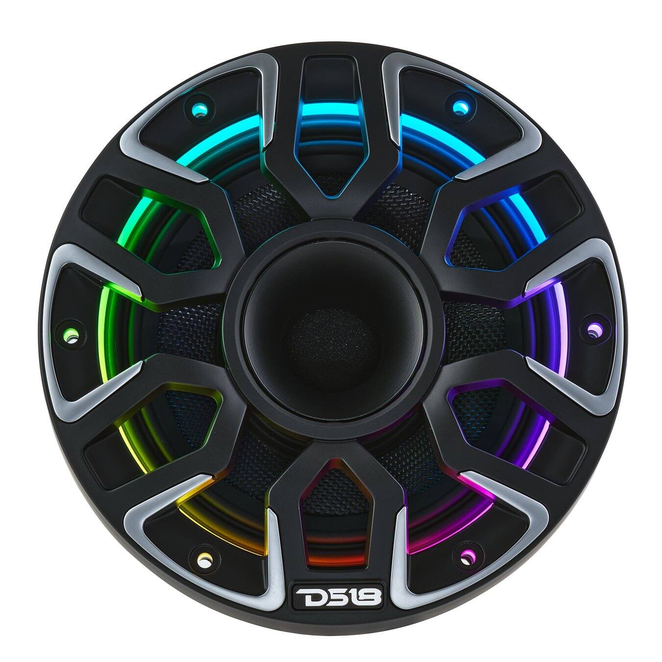 Alt View 2. DS18 Audio - 6.5" Hybrid Coaxial Speaker With Kevlar Cone, Compression Driver and Neodymium Magnet | 200W RMS 4-Ohm - Black.