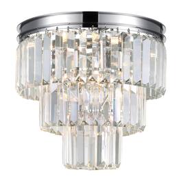 CWI Lighting - Weiss 8 Light Flush Mount With Finish - Chrome