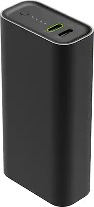 mophie - Powerstation 10,000mAh Power Bank (Gen 3) For iPad, iPhone, Google Pixel, Samsung Galaxy, USB-C Devices - Black