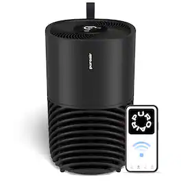 PuroAir - 130i Smart HEPA Air Purifier for Bedroom - Covers Up To 600 Sq Ft - Black