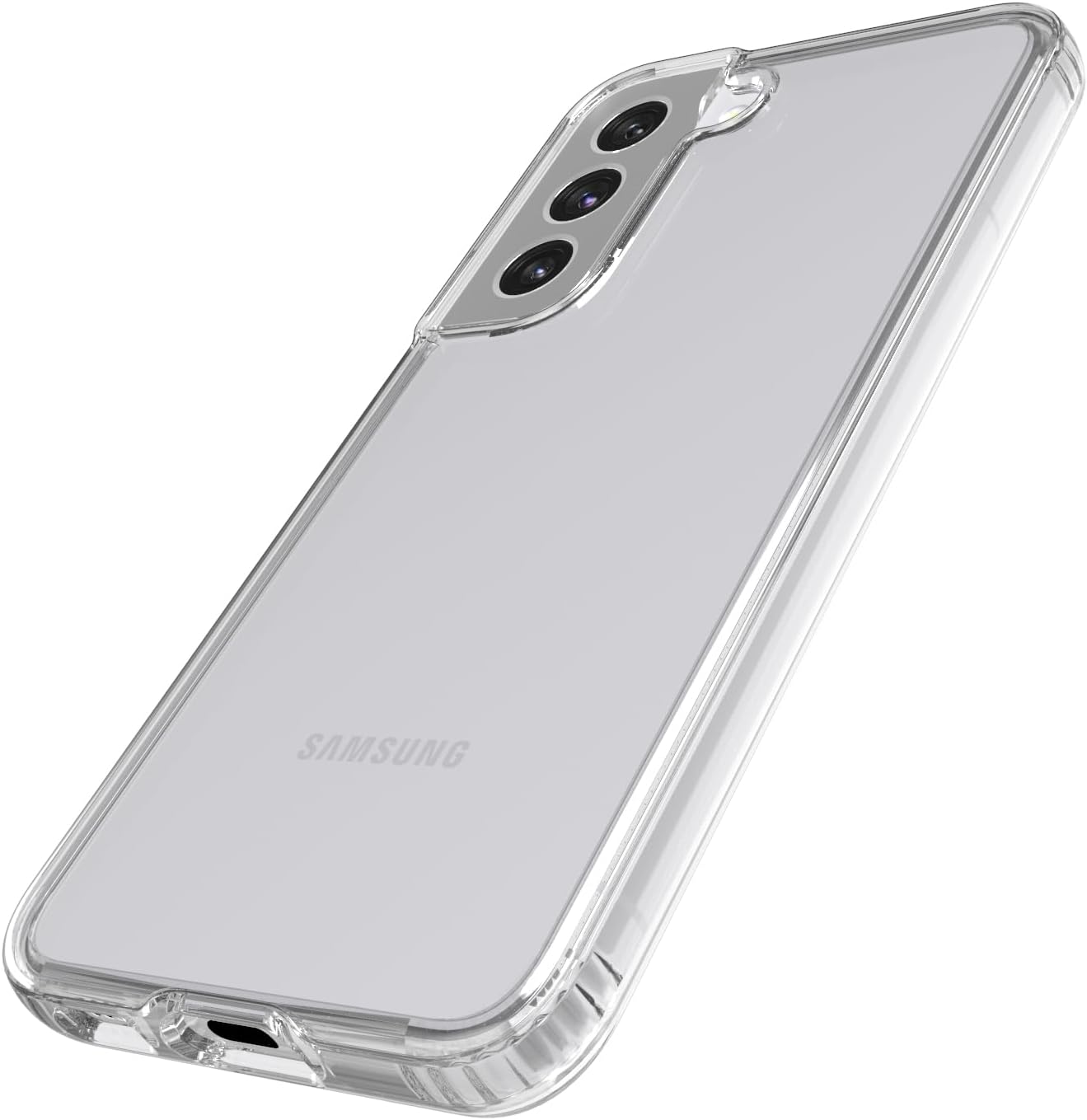 Back. Tech21 - Tech 21 EvoClear  Multi-Drop Phone Protection Clear Case For Samsung Galaxy S22 - Clear.