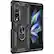 Angle. SaharaCase - Heavy Duty Kickstand Series Case for Samsung Galaxy Z Fold4 - Black.