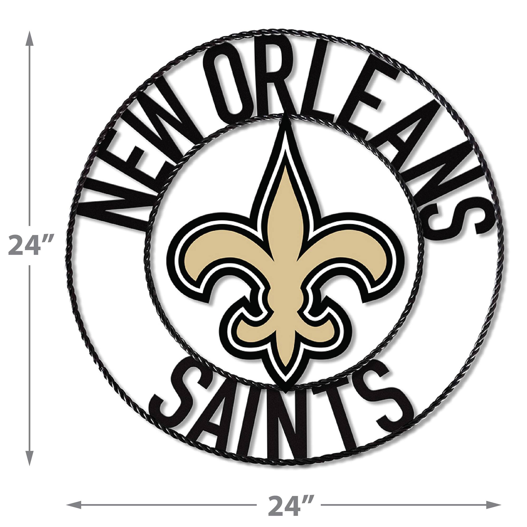 24" NEW ORLEANS SAINTS 24"