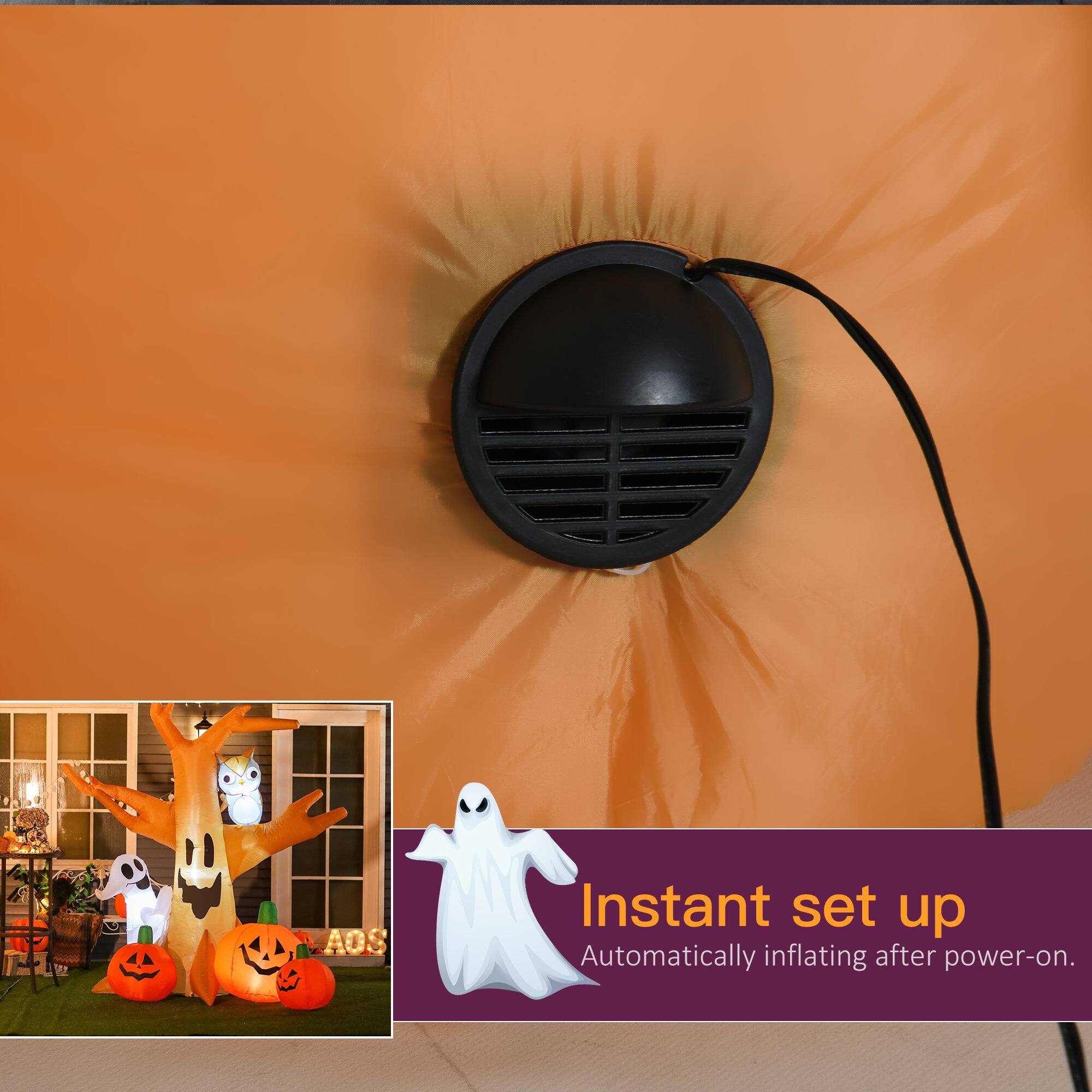 Instant set up  
Automatically inflating after power-on.