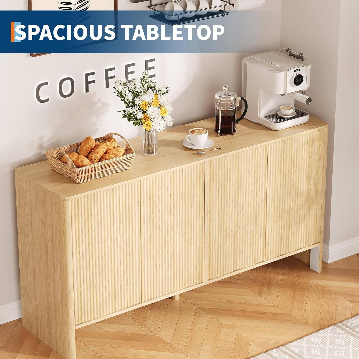 SPACIOUS TABLETOP

COFFEE