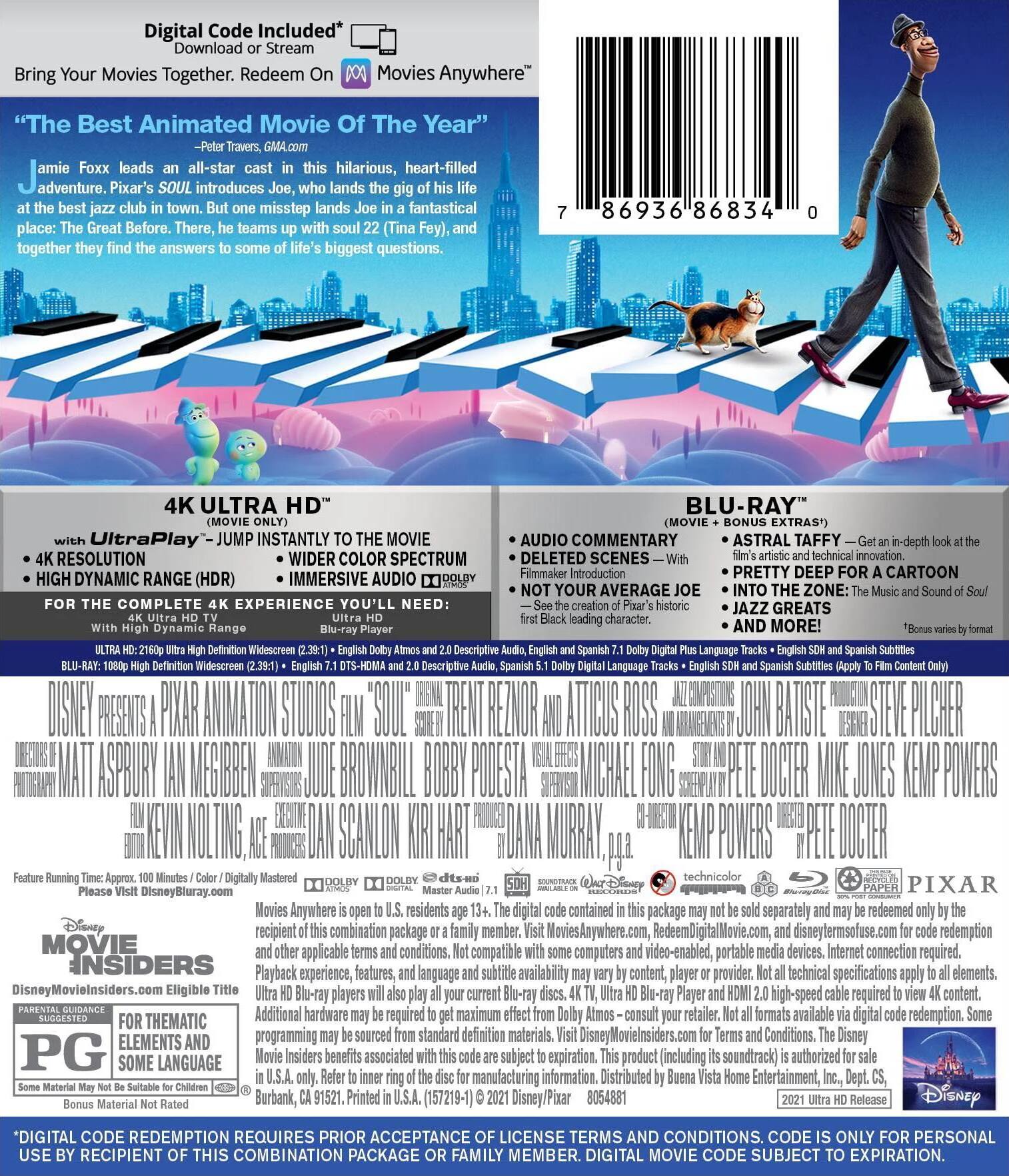 Alt View 1. Soul   - 4K Blu-Ray.