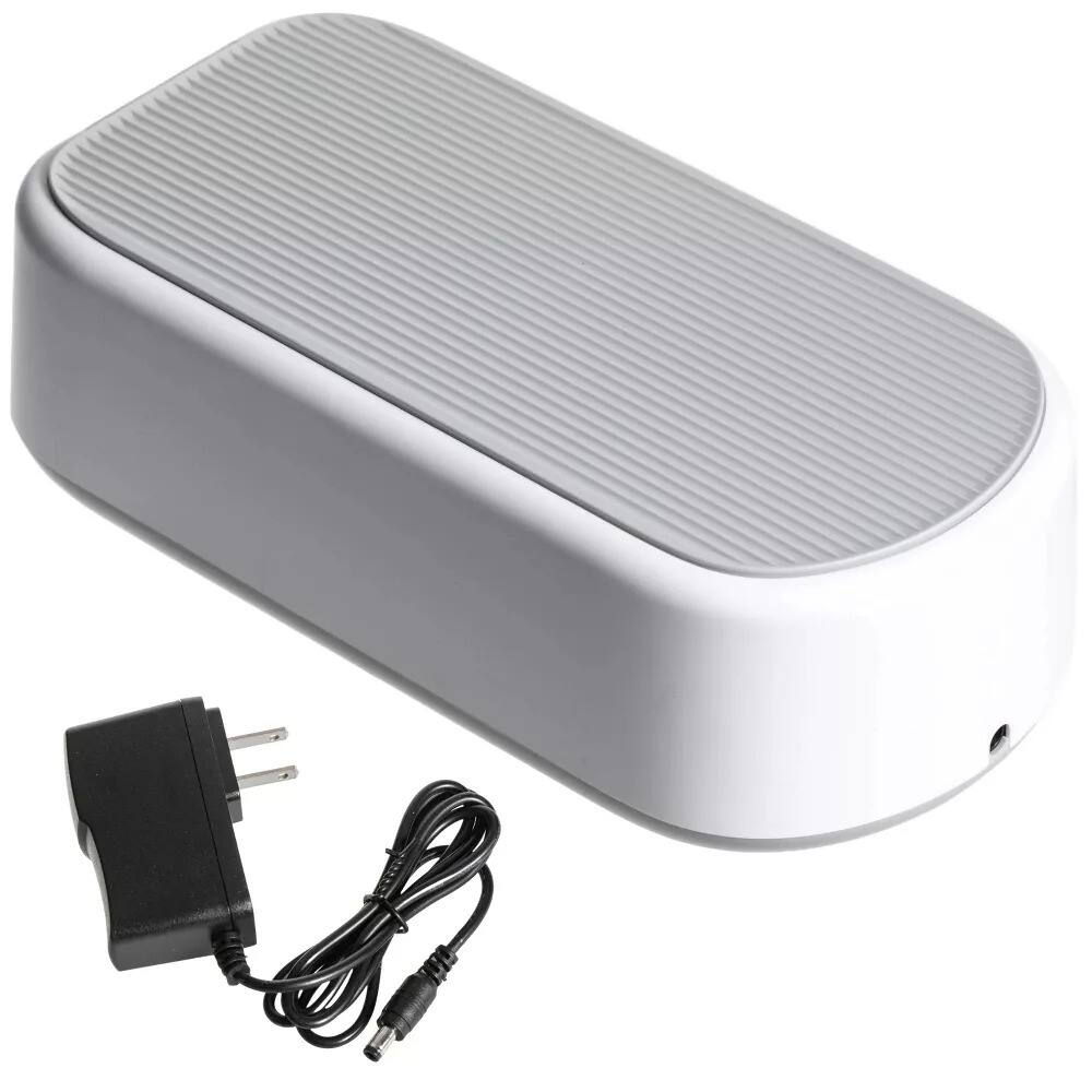 Alt View 3. Luminuxe - Portable Ultrasonic Jewelry Cleaner, Deep-Cleaning Machine for Eyeglasses, Watches, Dentures, Rings, Blades & More - White.