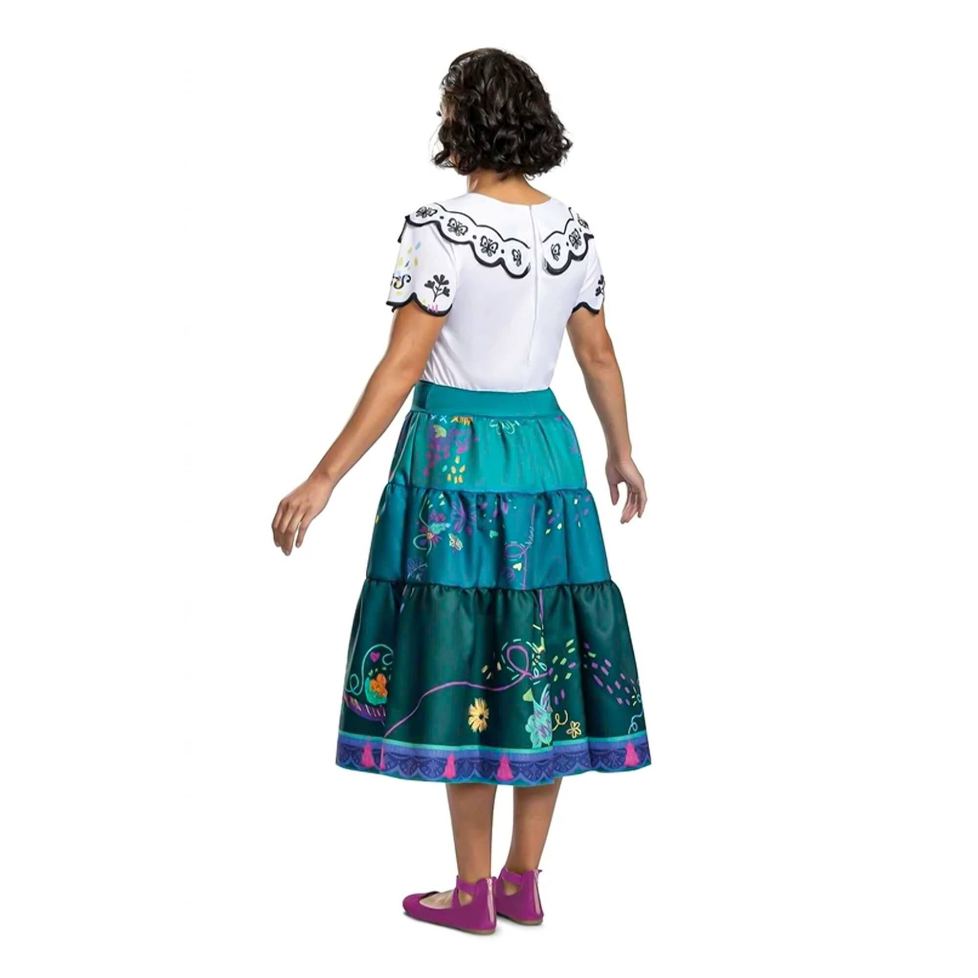 Alt View 1. Disguise - Disney Enchanto Mirabel Madrigal Deluxe Adult Costume | L (12-14) - Multi-Colored.