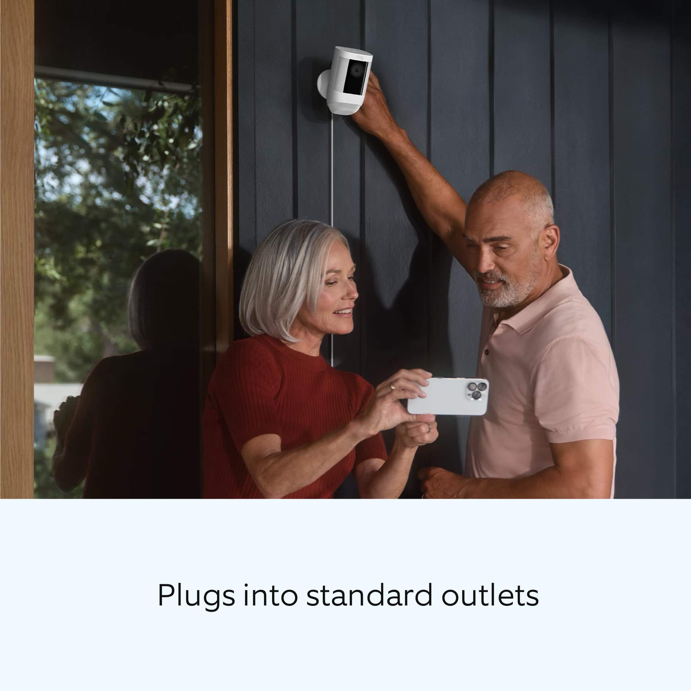 Plugs into standard outlets.