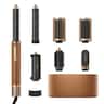Dreame - AirStyle Pro 7-in-1 Hair Styling Device, Quick Dry, 2 Rollers, Straightening Brush, Less Frizz, Airflow Styling - Gold