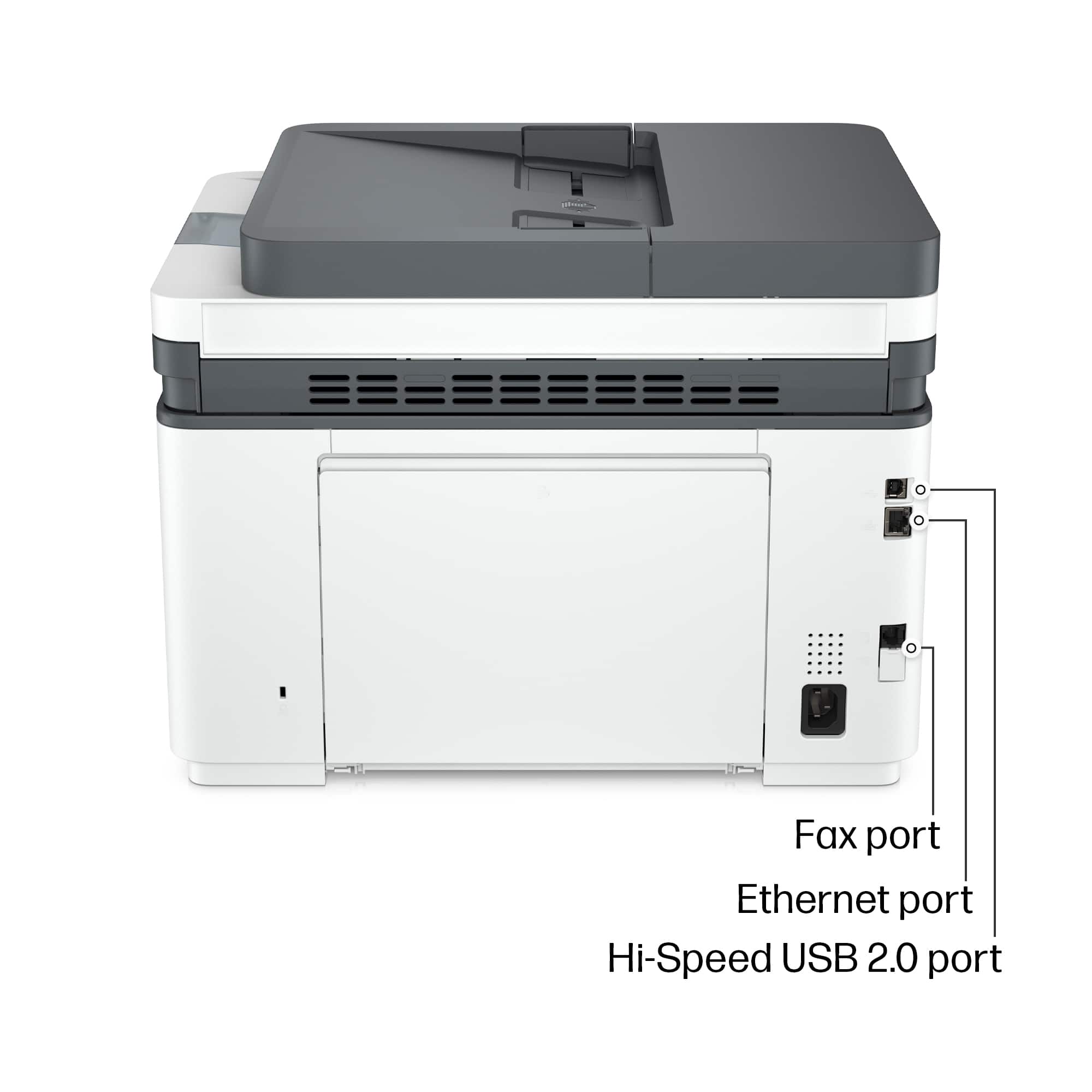 Fax port
Ethernet port
Hi-Speed USB 2.0 port