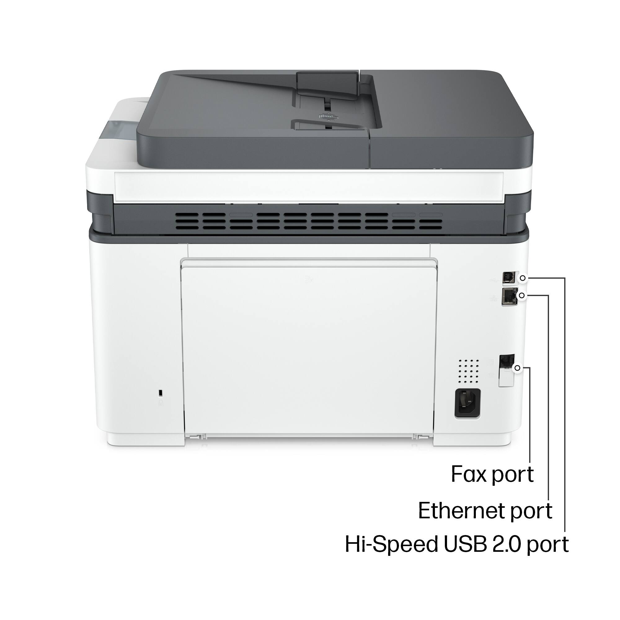 Fax port  
Ethernet port  
Hi-Speed USB 2.0 port