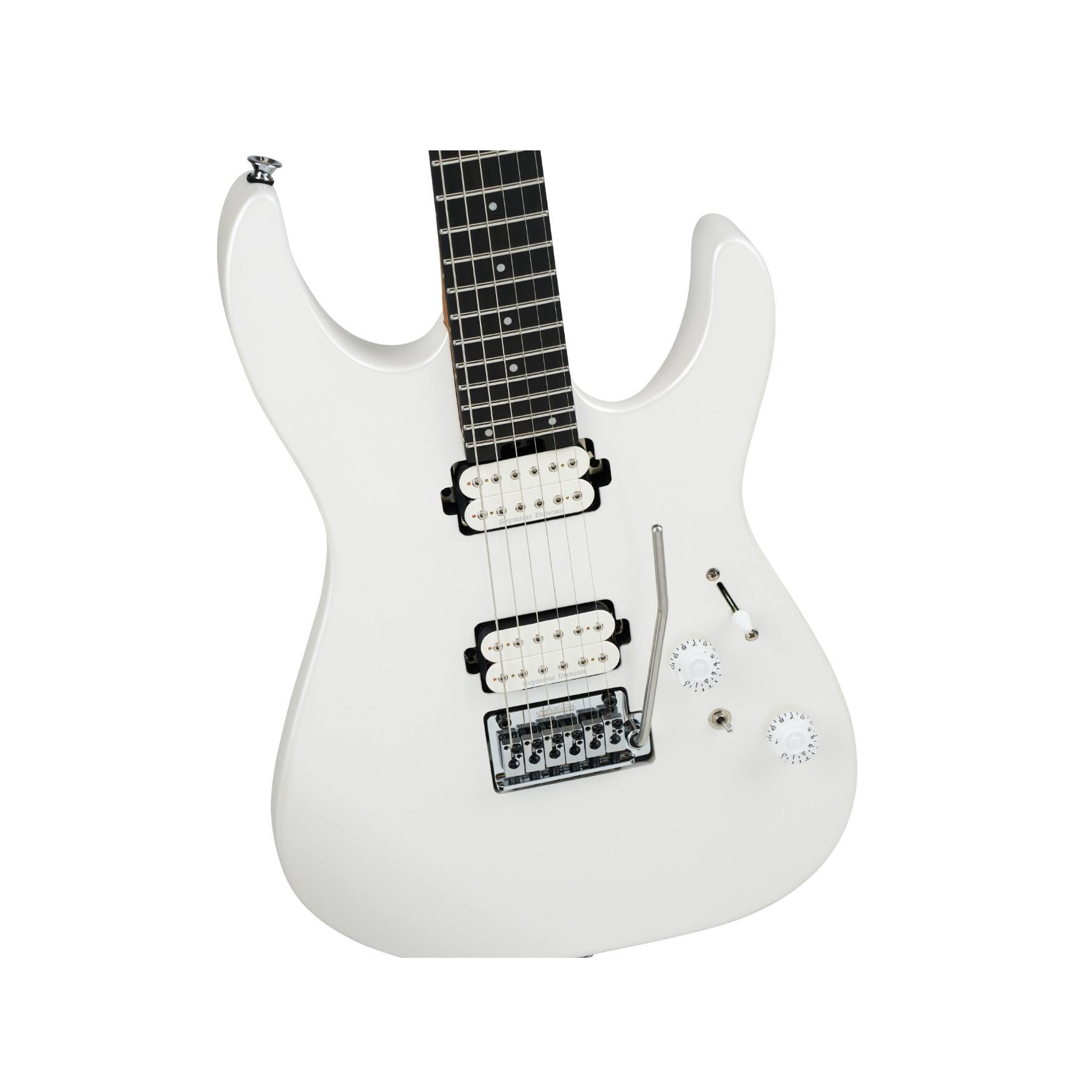 Back. Charvel - Charvel Pro-Mod Plus DK24 HH 2PT EB 6-String Electric Guitar (Celestial Silk).
