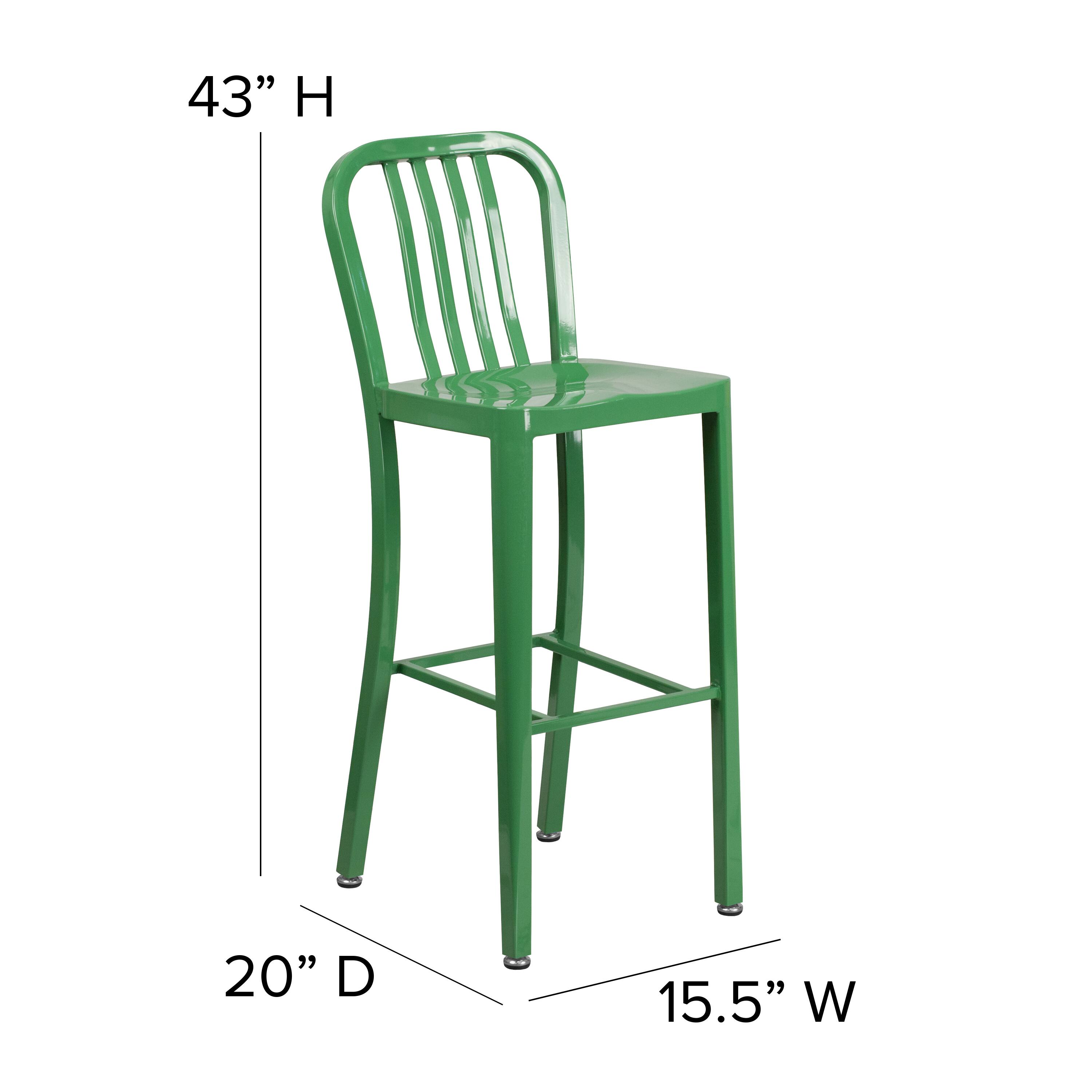 43" H  
20" D  
15.5" W