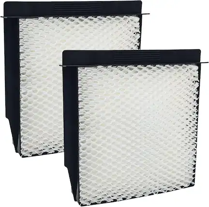 Front. HQRP - 1040 Humidifier Wick Filter 2-Pack for AIRCARE / Essick Air / MoistAir.