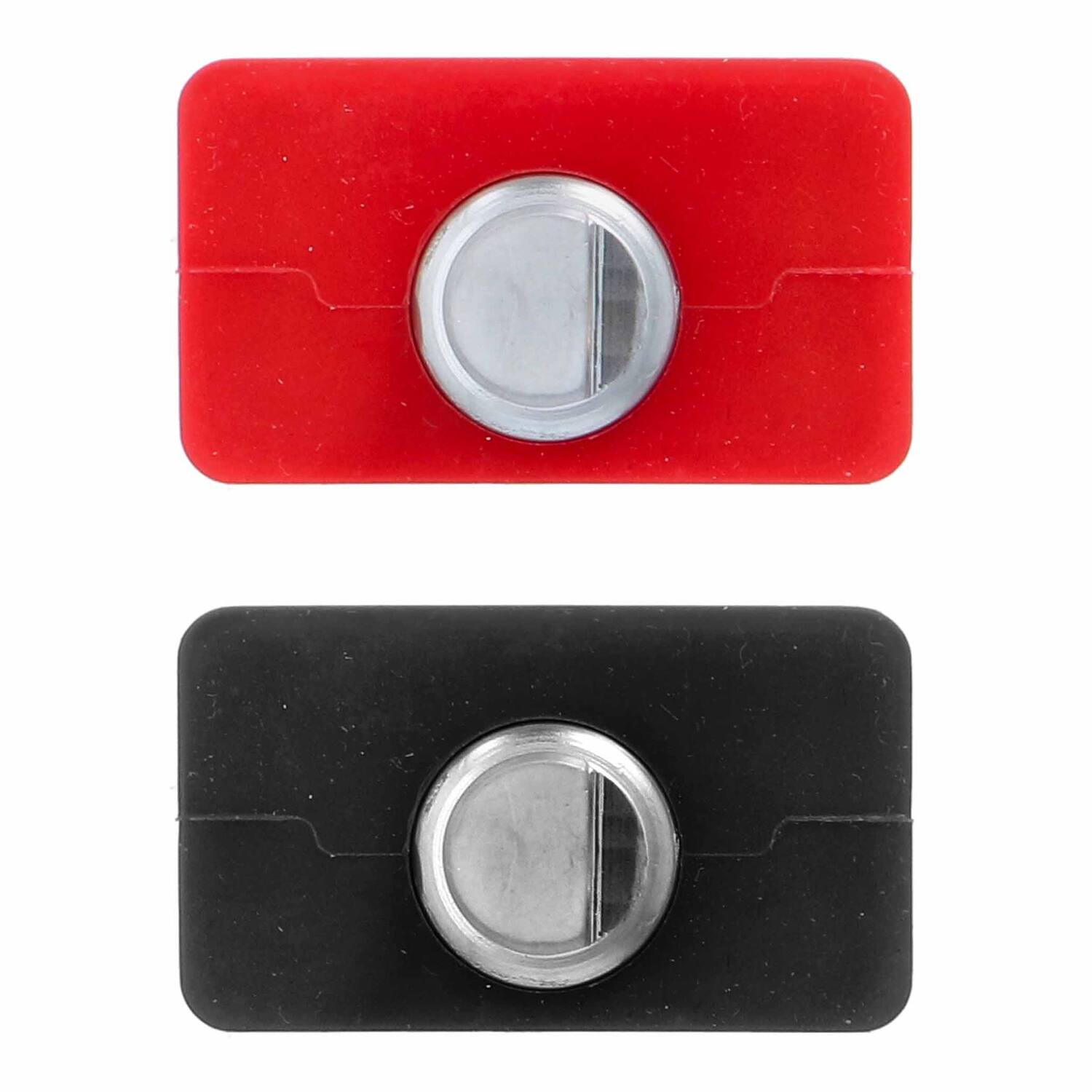 Back. Install Bay - IBWRD00 Dual 1/0 AWG to 1/0 AWG Input Wire Reducer, Pair - Black/Red.