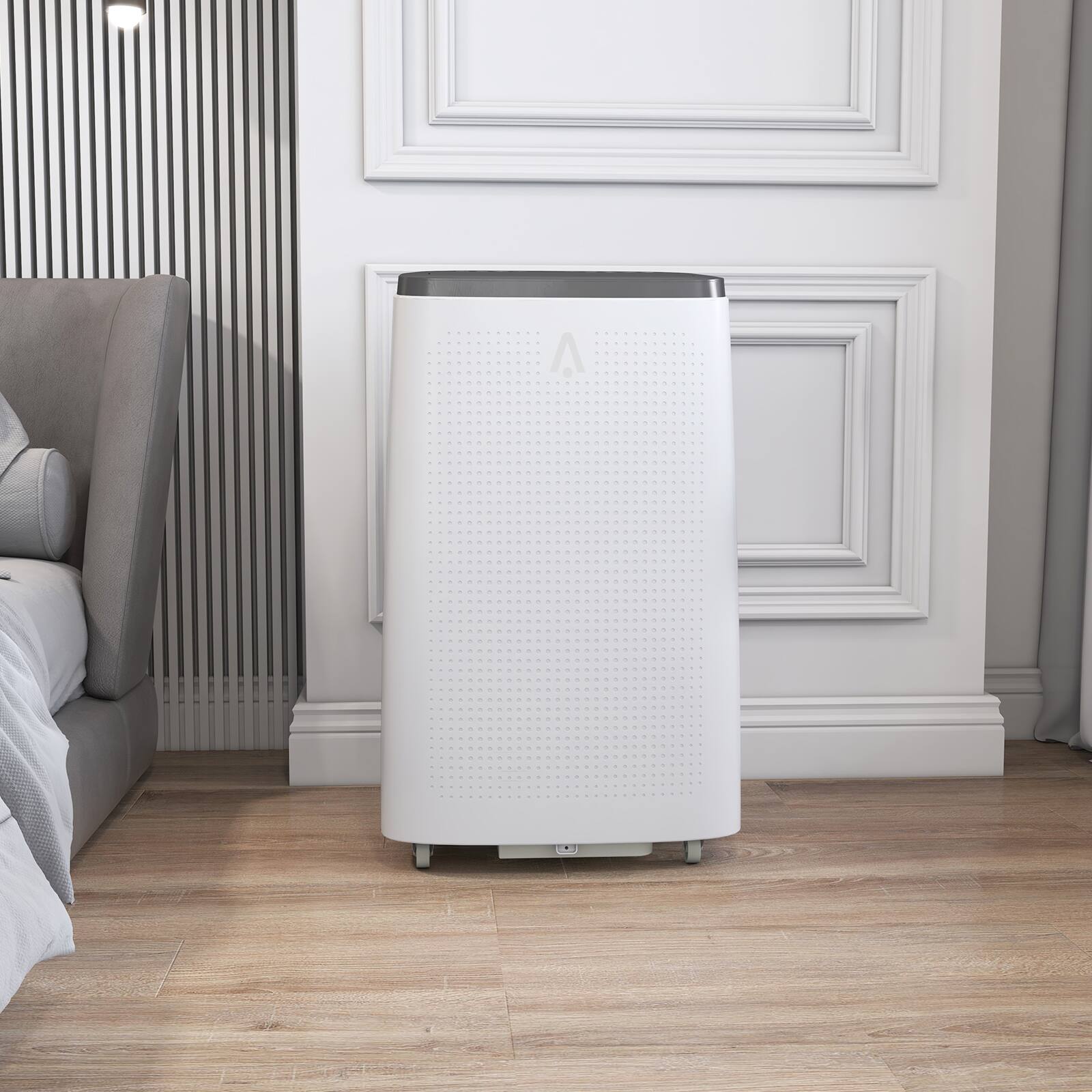 Back. TROPOW - 14,000 BTU Portable Air Conditioner, 3 in-1 AC Units, Up to 700 Sq.Ft - white.