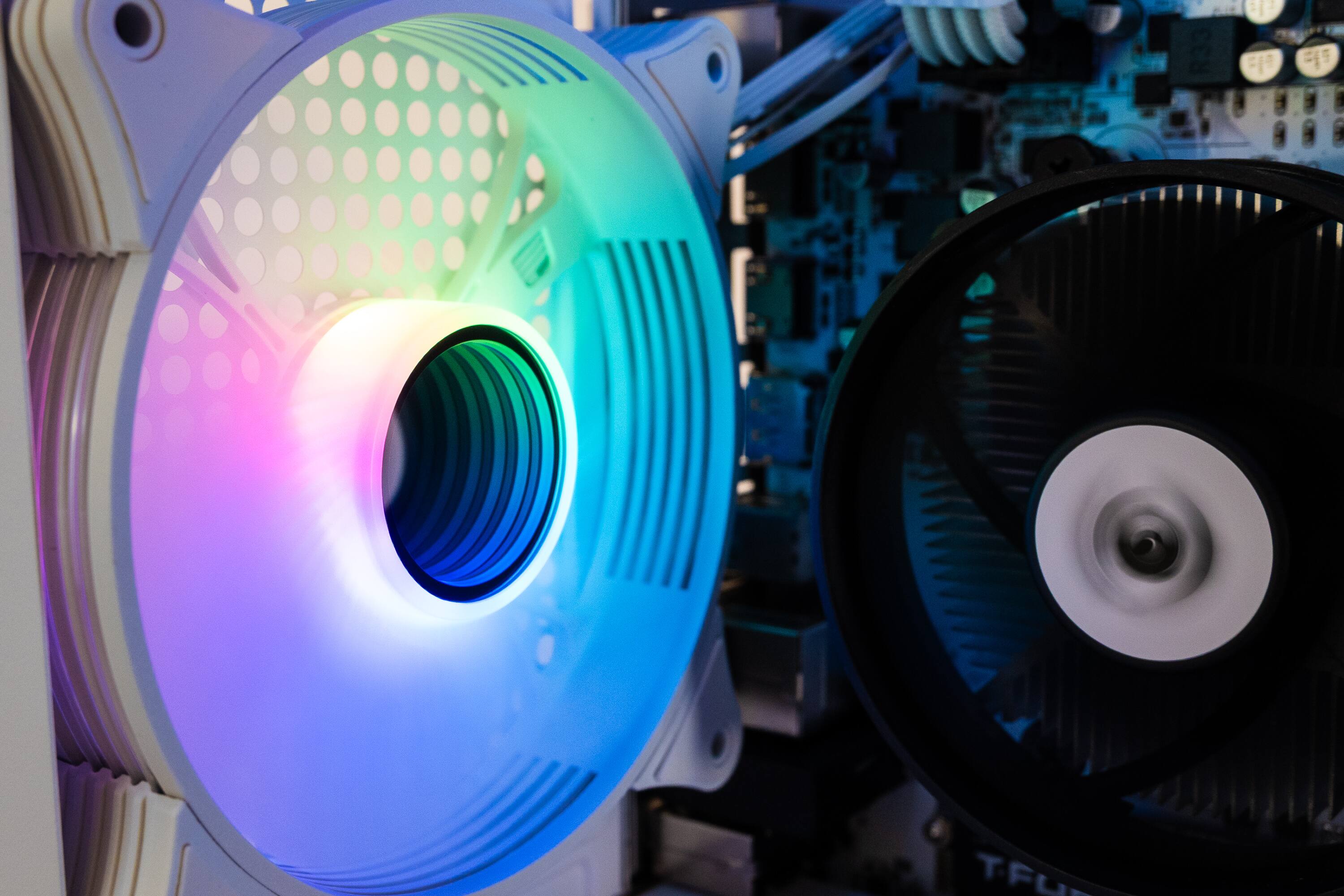 Alt View 5. ViprTech - ViprTech Stryker Gaming PC - AMD Ryzen 7 (4.1GHz), AMD RX 580 8GB, 16GB DDR4, 1TB SSD, Desktop Computer Prebuilt, Pink - Pink.