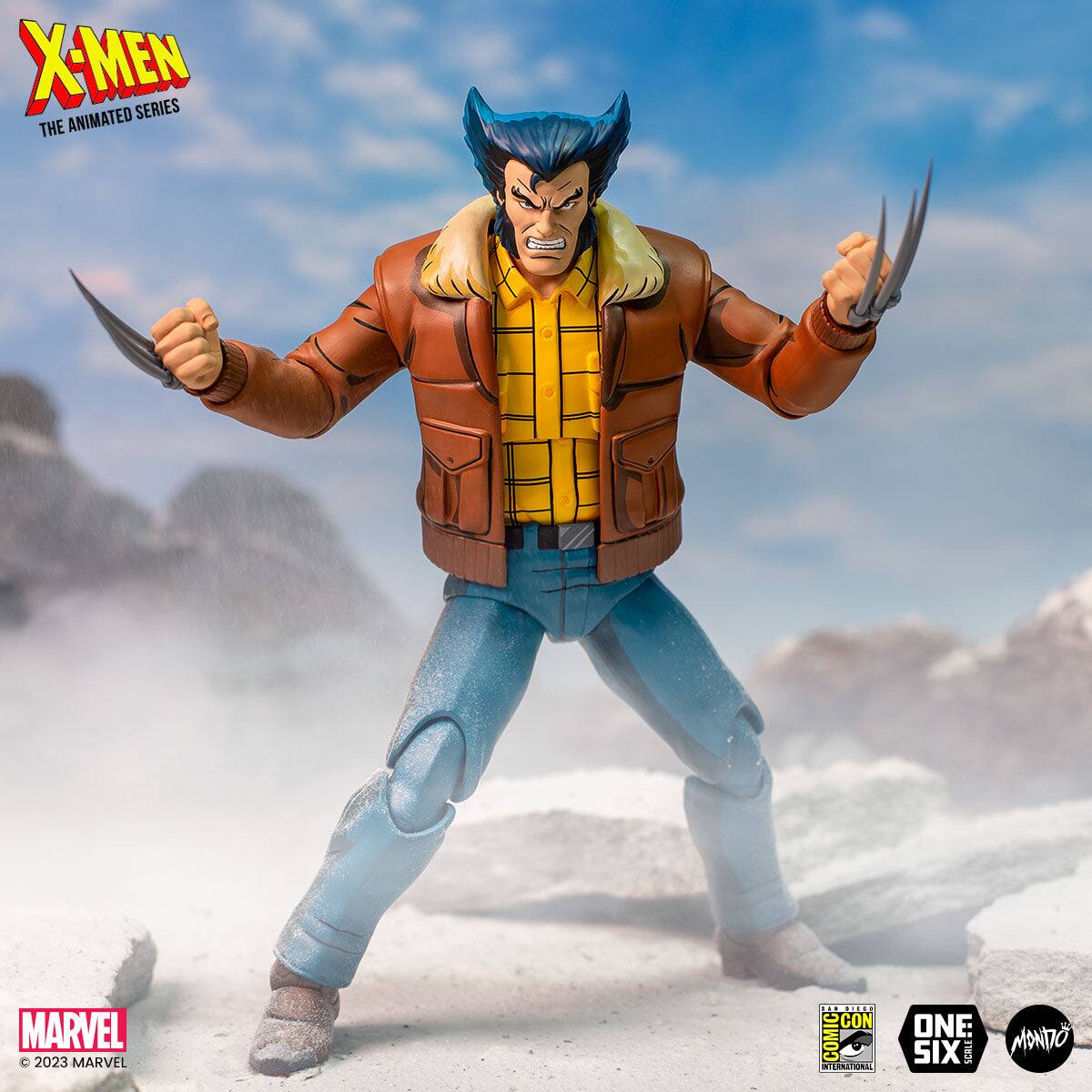X-MEN SERIES THE ANIMATED MARVEL C 2023 MARVEL ..E A CON COMIC INTERNATIONAL ONE SIX SCRLE MONDO