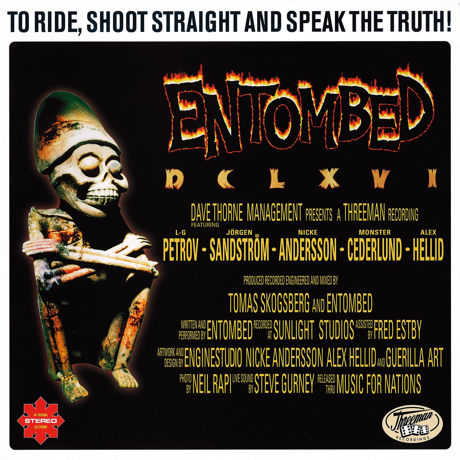 Entombed - To Ride, Shoot Straight & Speak The Truth   - COMPACT DISCS [CD]