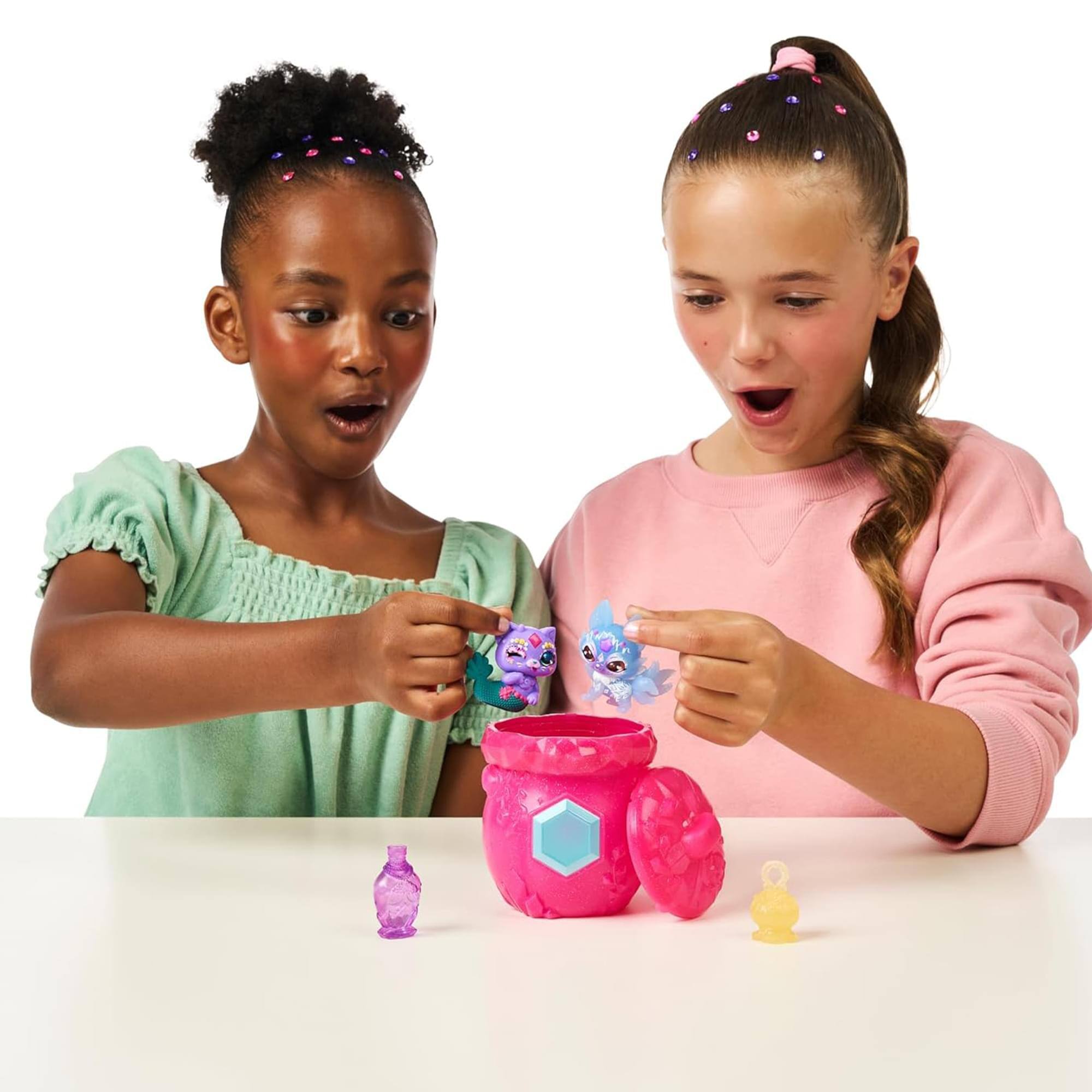 Alt View 5. Moose Toys - Magic Mixies Mixlings S3 Fizz & Reveal Cauldron 2-Pack - Multi-Color.