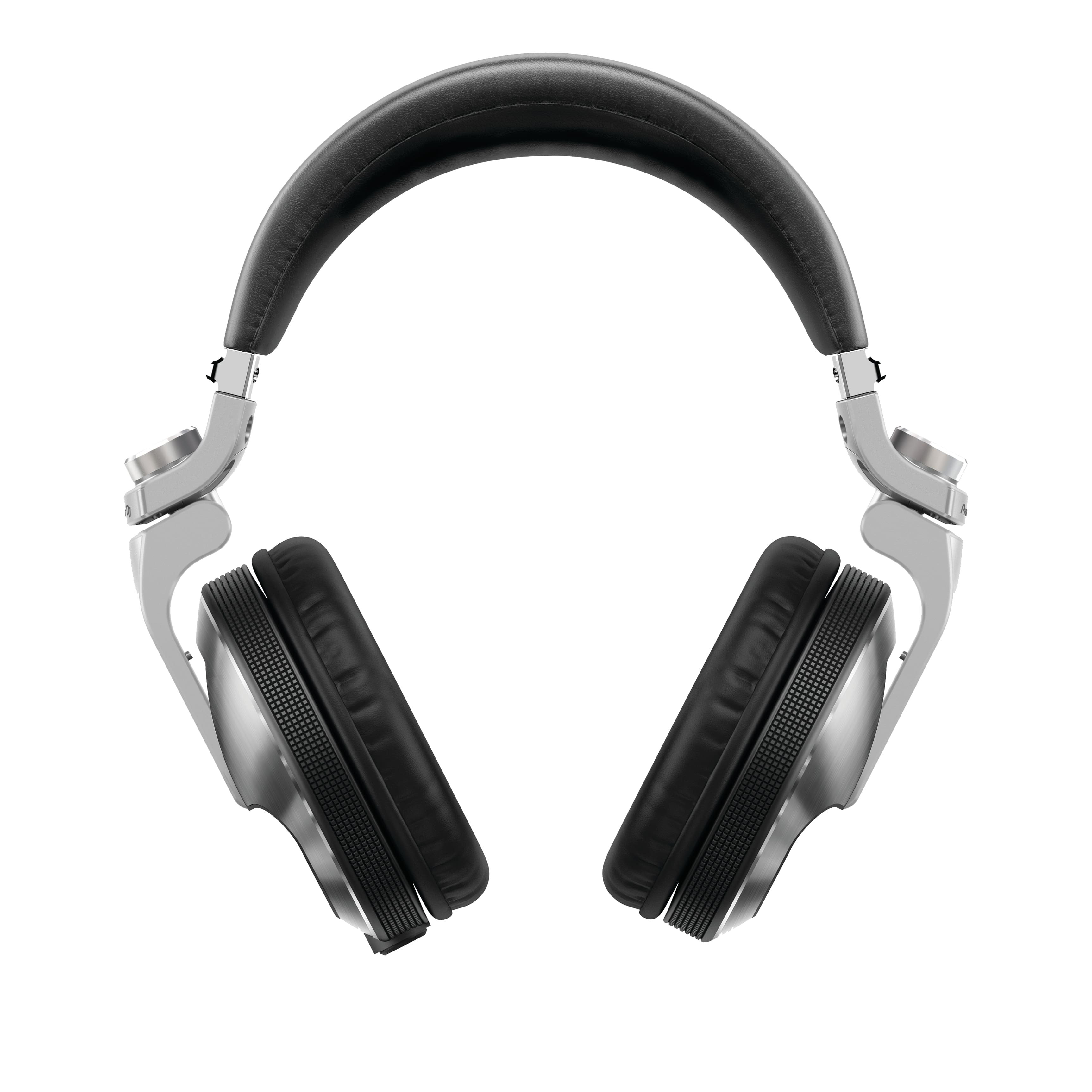 Pioneer DJ - Flagship Over-Ear DJ Headphones, Includes Coiled Cable & Straight Cable - Silver