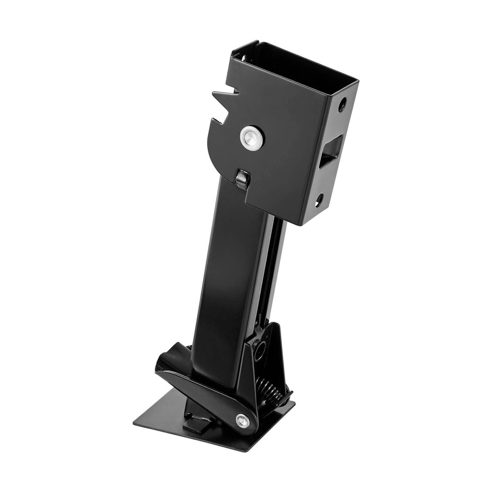 Alt View 5. VEVOR - Telescoping Stabilizer Jack, 2PCS Telescoping Folding Trailer Jack, Trailer Swing Down Stabilizer Jack for RV Trailer - Black;Silver.