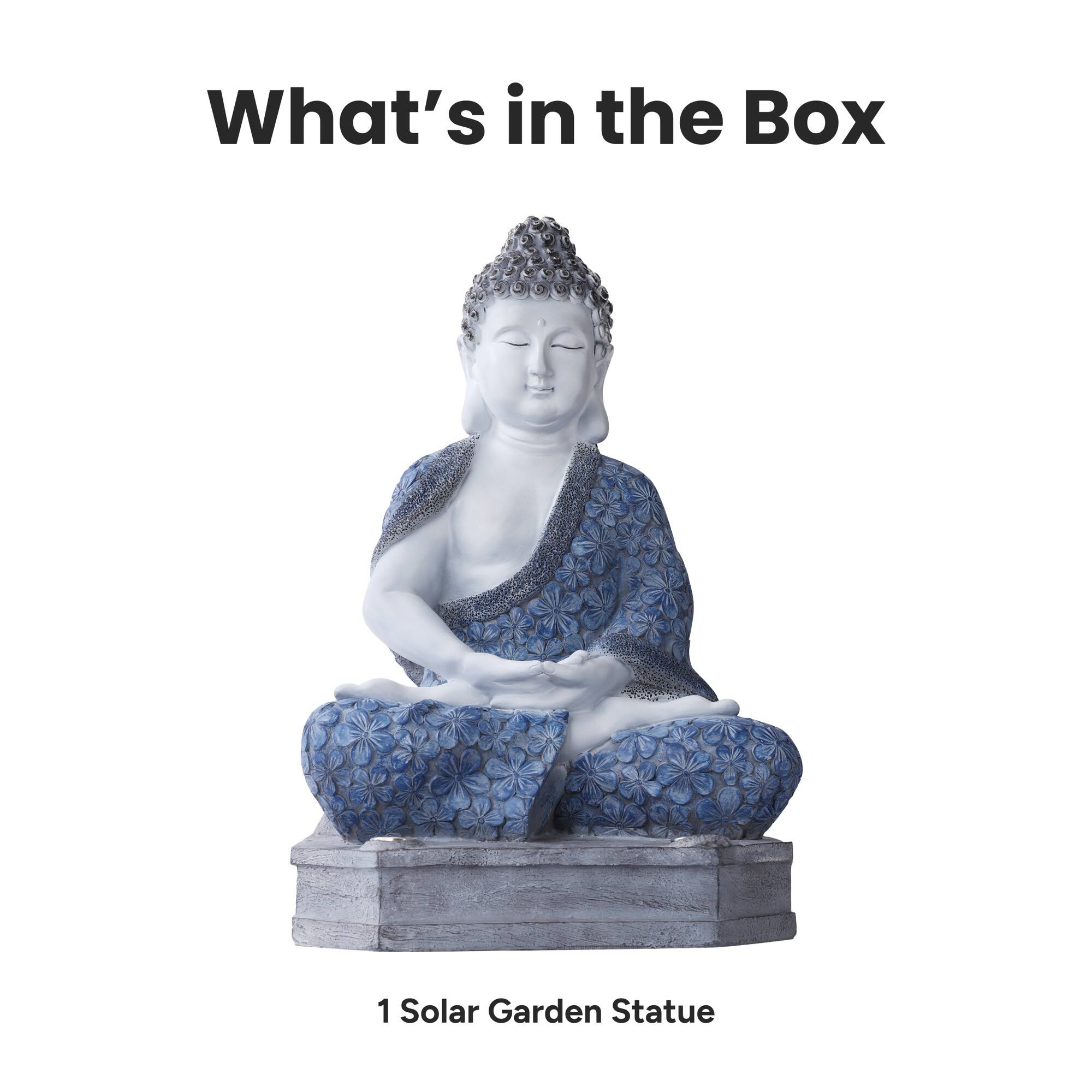 What's in the Box

1 Solar Garden Statue
